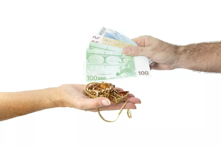 transaction vente d'or